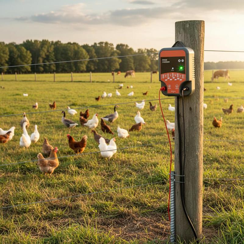 Outdoor Power Plug In - Livestock Energizer 10kV 2J For Farm