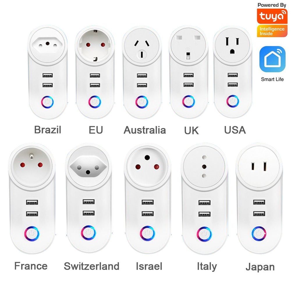 1Pcs 2.4G WIFI Power Plug With - Outdoor Power Outlet Wifi recension och pris