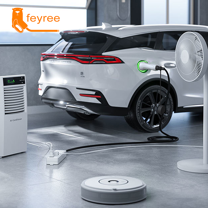 Feyree V2L Cable Electric Car  - Outdoor Power Plug In recension och pris