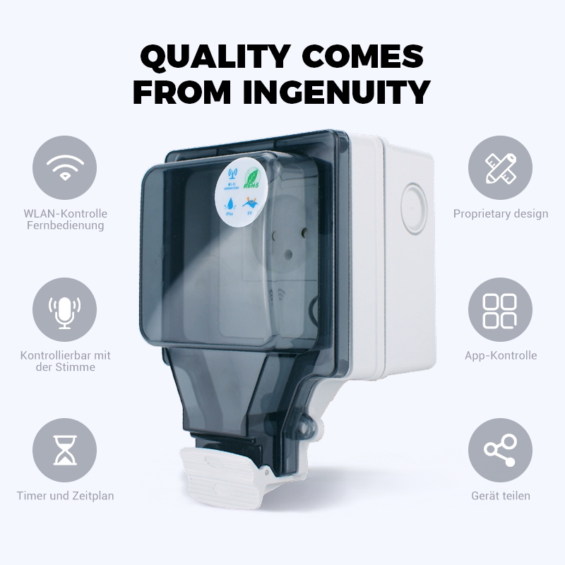 Avoir IP66 Outdoor Waterproof  - Outdoor Power Outlet Wifi recension och pris