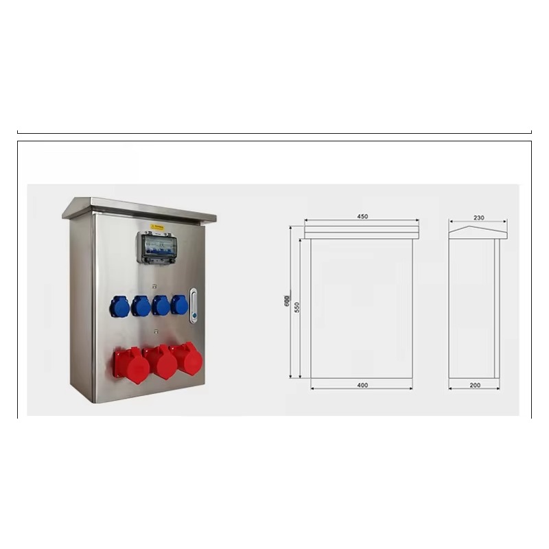 32A IP65 waterproof outdoor pl - Outdoor Power Distribution Board recension och pris