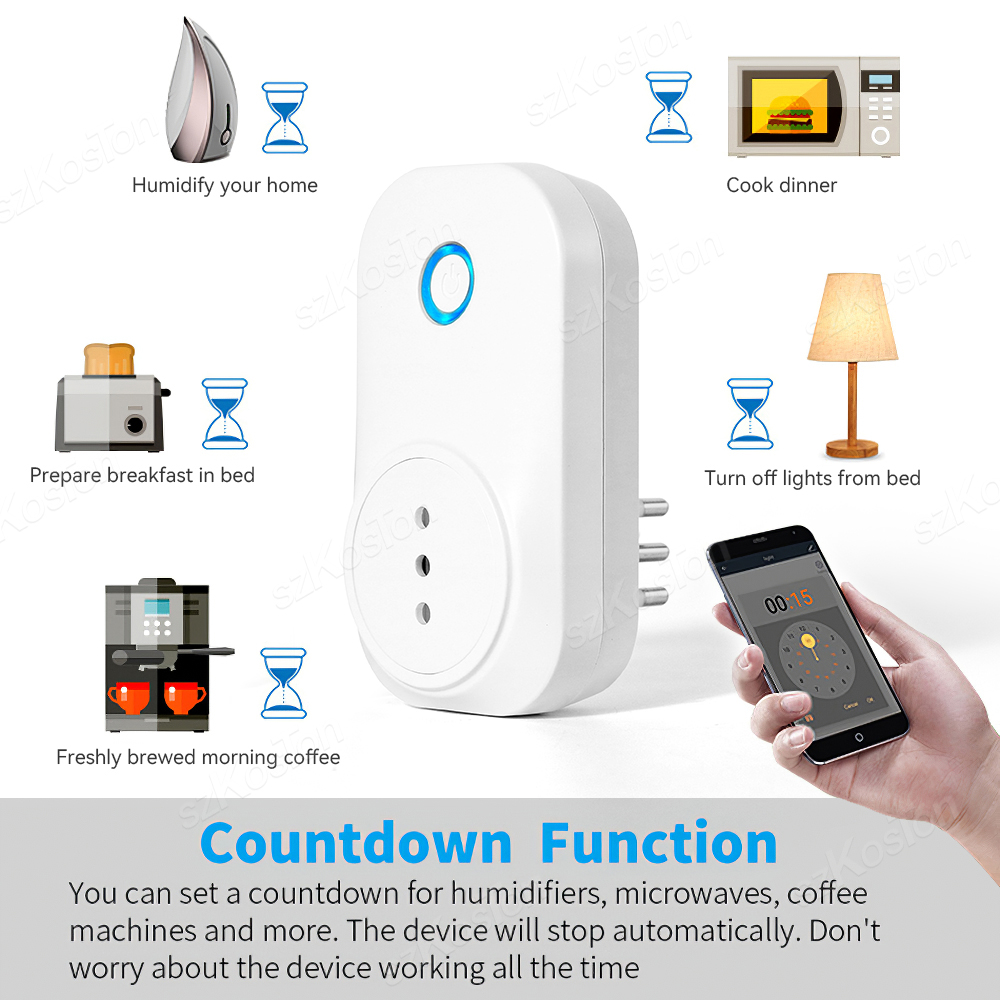 16A Chile Italy Wifi Smart Soc - Outdoor Power Outlet Wifi recension och pris