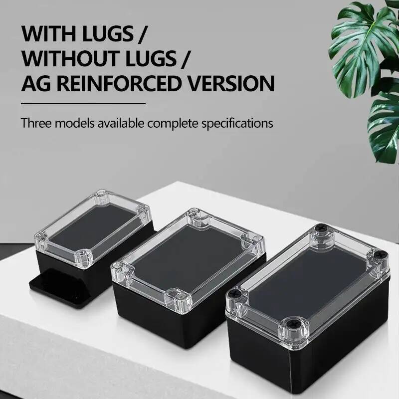 2pcs Transparent Cover Waterpr - Outdoor Power Distribution Box recension och pris