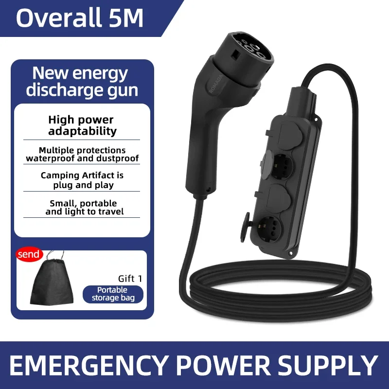 Portable 16A 4KW Electric Car  - Outdoor Power Plug In recension och pris