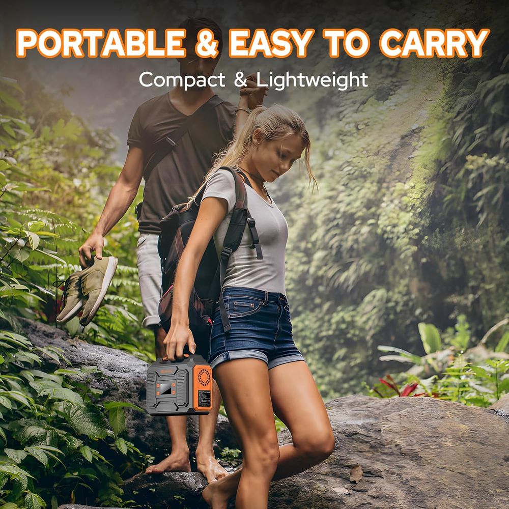300W Solar Generator, 280Wh Po - Outdoor Power Bank With Ac Outlet recension och pris