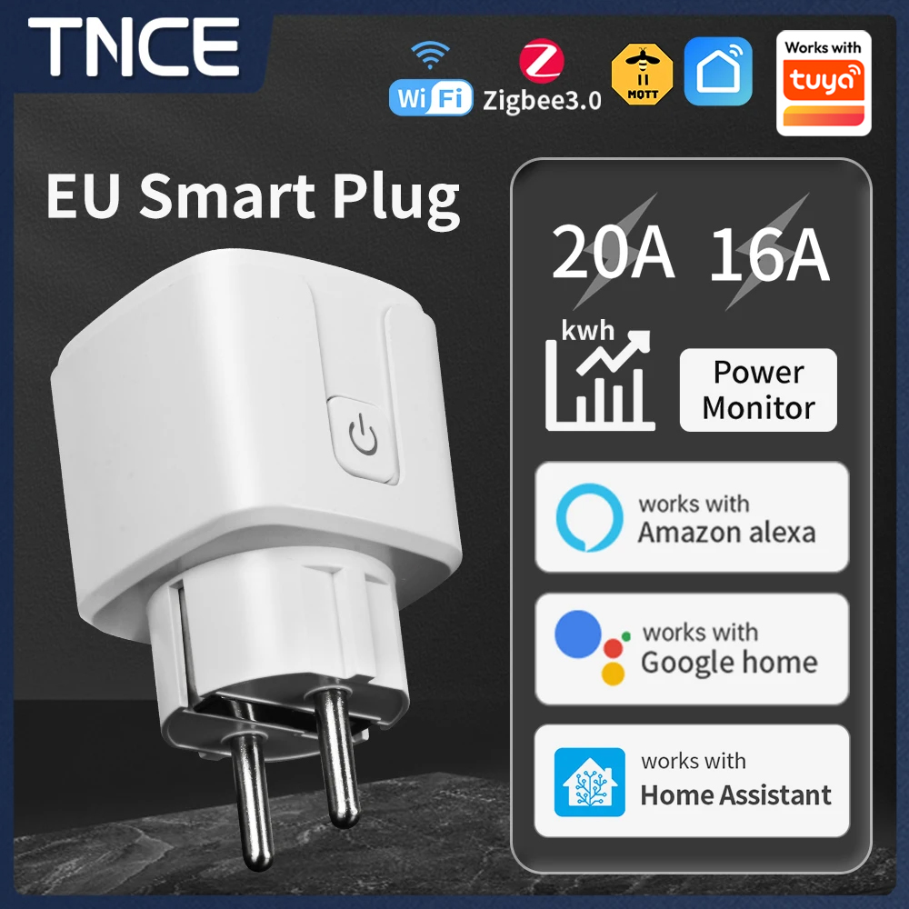 Tuya WIFI Smart Socket EU 16A/ - Outdoor Power Outlet Wifi recension och pris