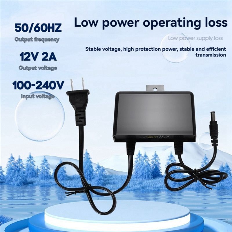 B44C 12V 2A Waterproof Power S - Outdoor Power Plug In recension och pris