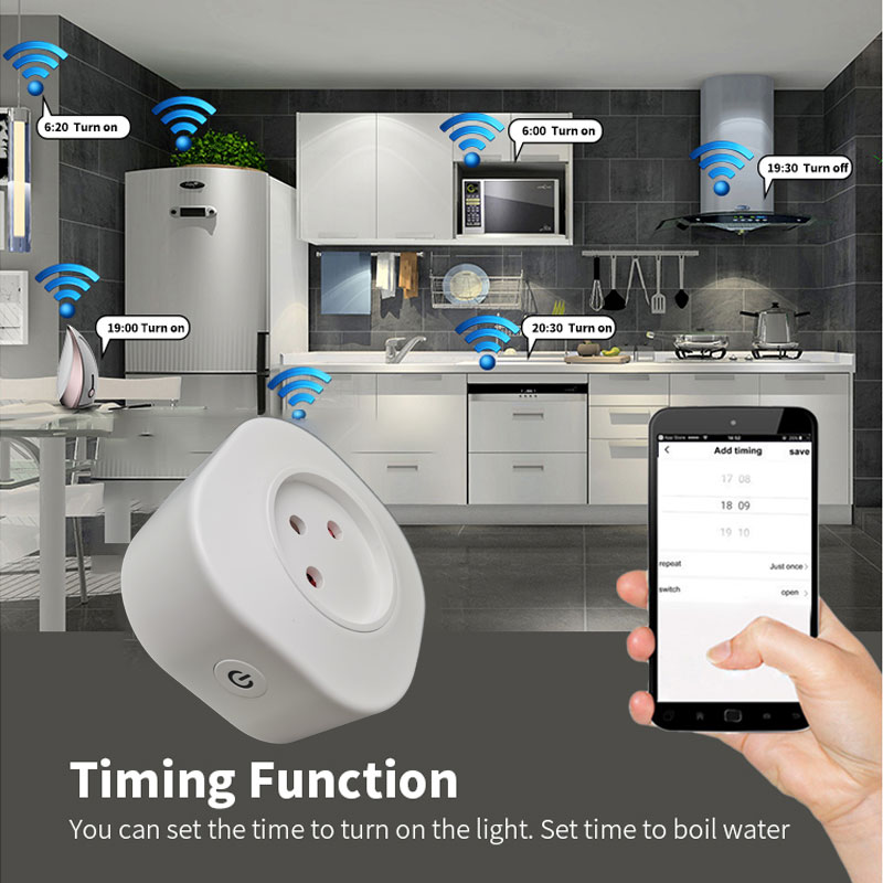 16A Israel Smart Wifi Power Pl - Outdoor Power Outlet Wifi recension och pris