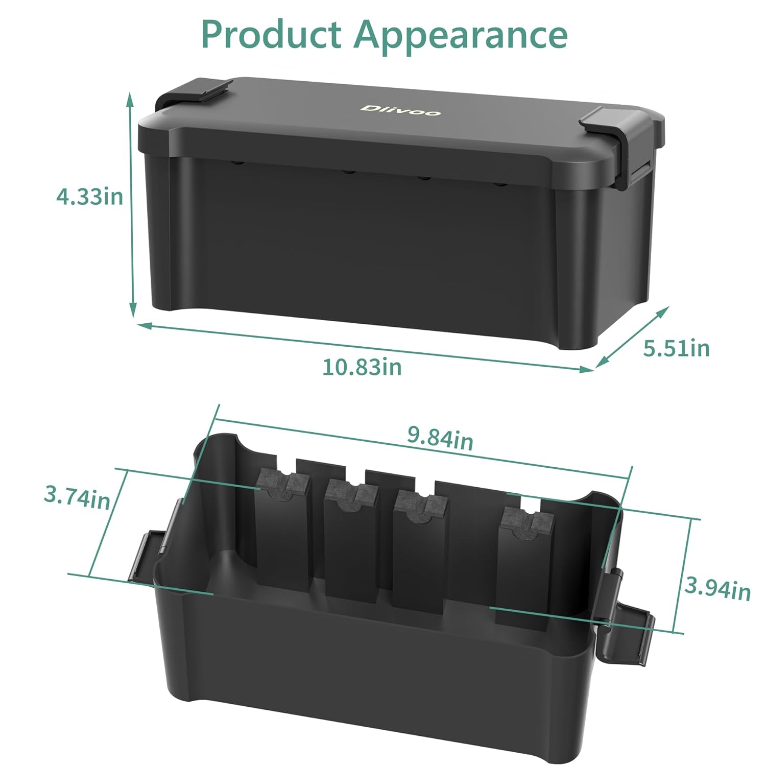 Diivoo Outdoor Waterproof Elec - Outdoor Power Distribution Box recension och pris
