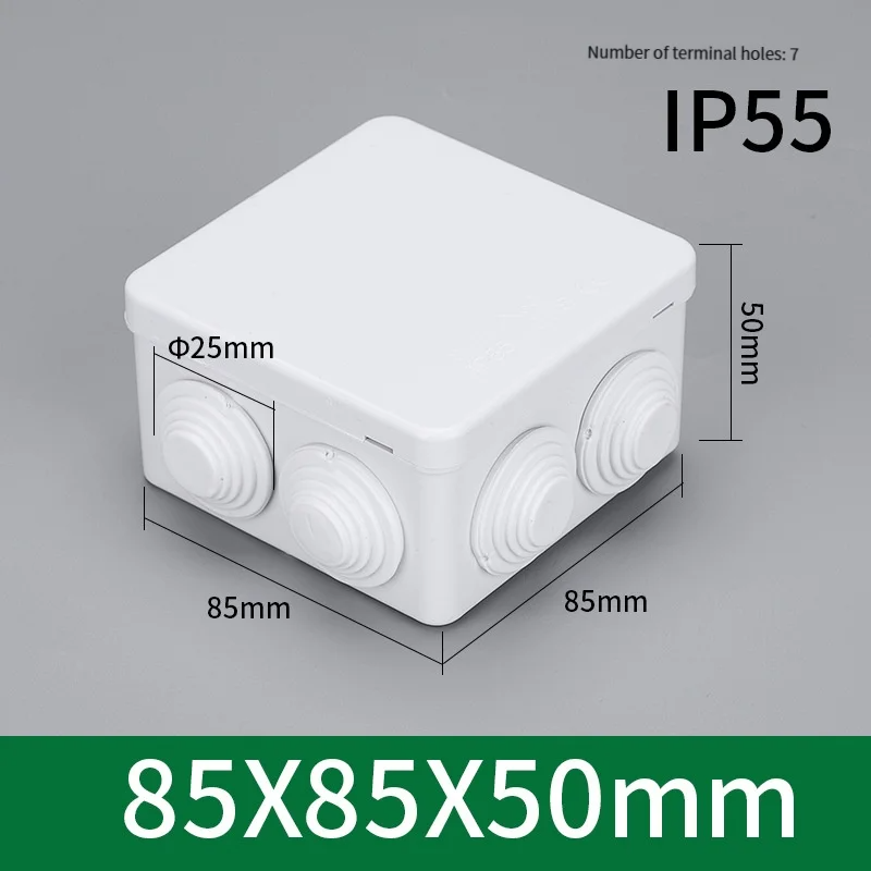 85 * 85 * 50 Outdoor Ip55 Plas - Outdoor Power Distribution Box recension och pris