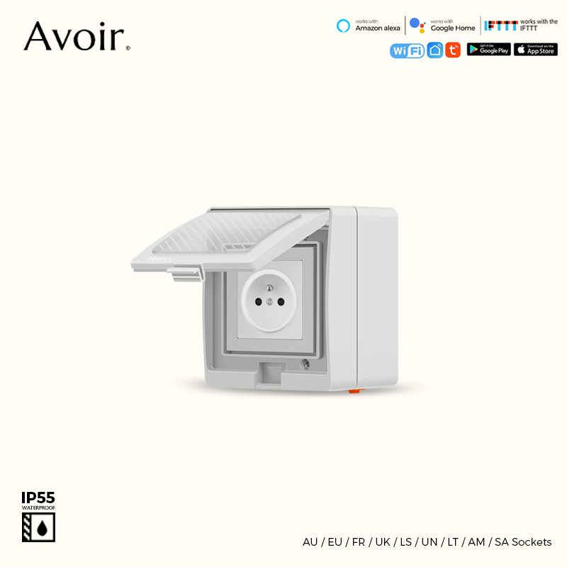 Avoir Tuya Smart Waterproof Wi - Outdoor Power Outlet Wifi recension och pris