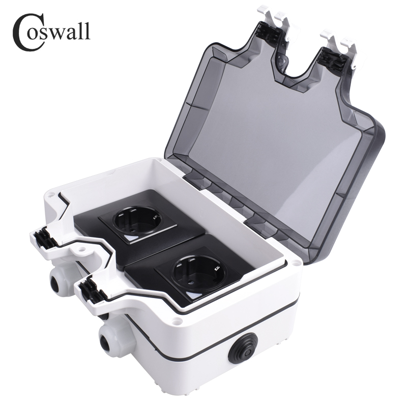 Coswall IP66 Waterproof French - Outdoor Power Outlet Wifi recension och pris