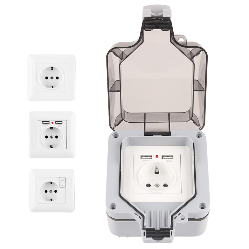 IP66 Outdoor Weatherproof 16A  - Outdoor Power Outlet Wifi recension och pris