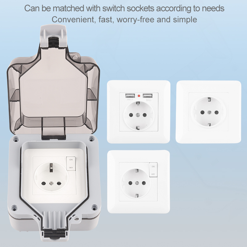 IP66 Outdoor Weatherproof 16A  - Outdoor Power Outlet Wifi recension och pris