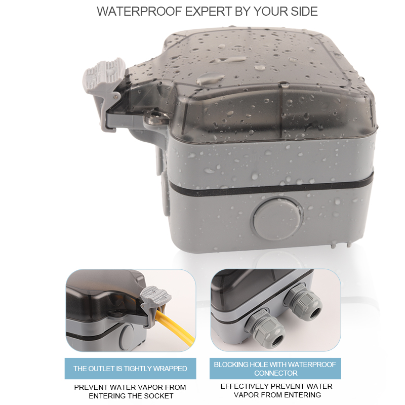 IP66 Outdoor Weatherproof 16A  - Outdoor Power Outlet Wifi recension och pris