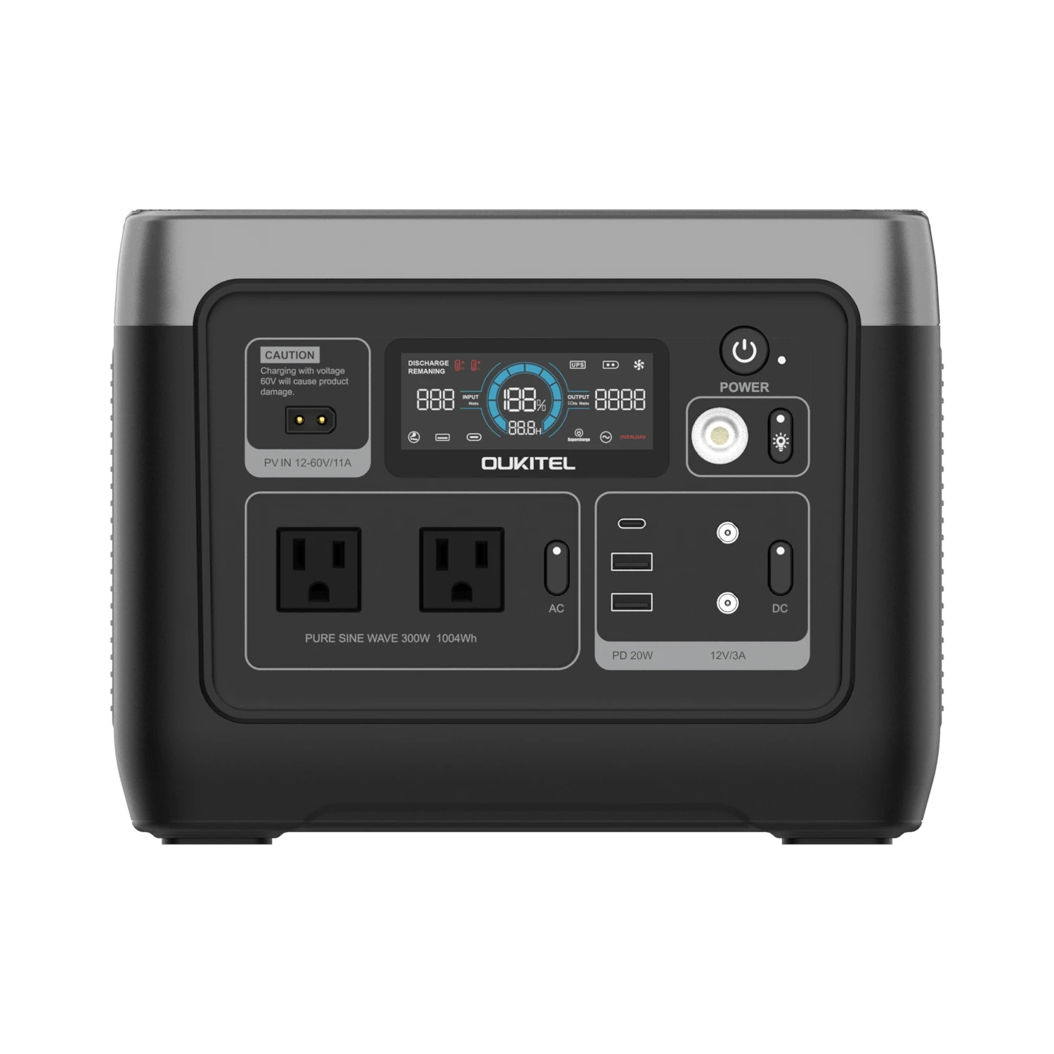 1004Wh 1KWh Portable Power Ban - Outdoor Power Bank With Ac Outlet recension och pris