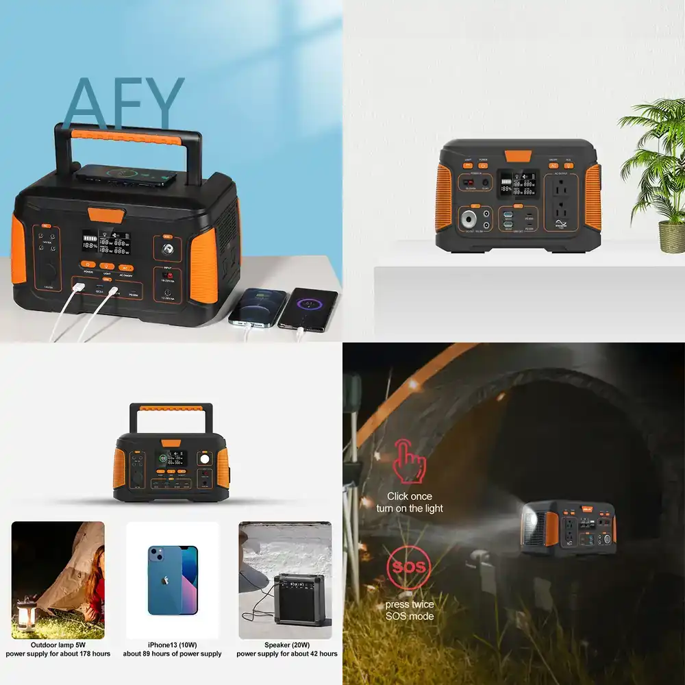 Outdoor Portable Power Station - Outdoor Power Bank With Ac Outlet recension och pris