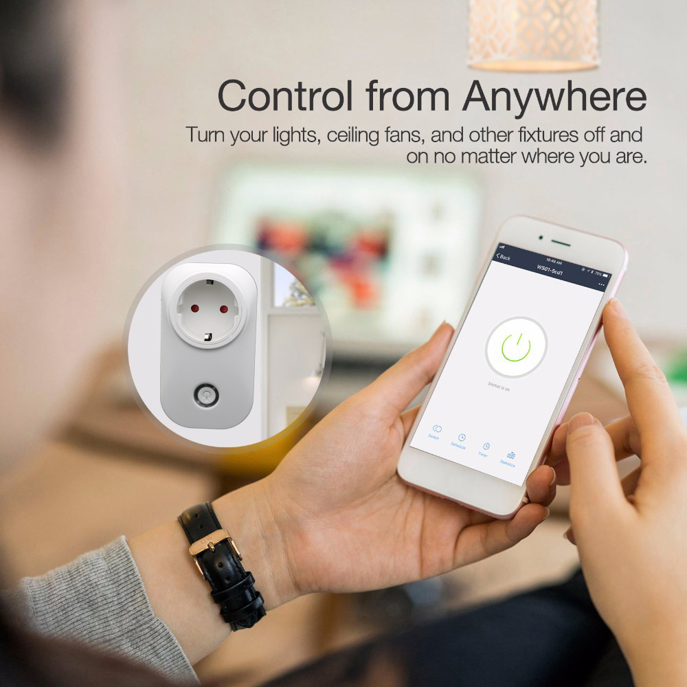 Smart Life WIFI Smart Socket P - Outdoor Power Outlet Wifi recension och pris