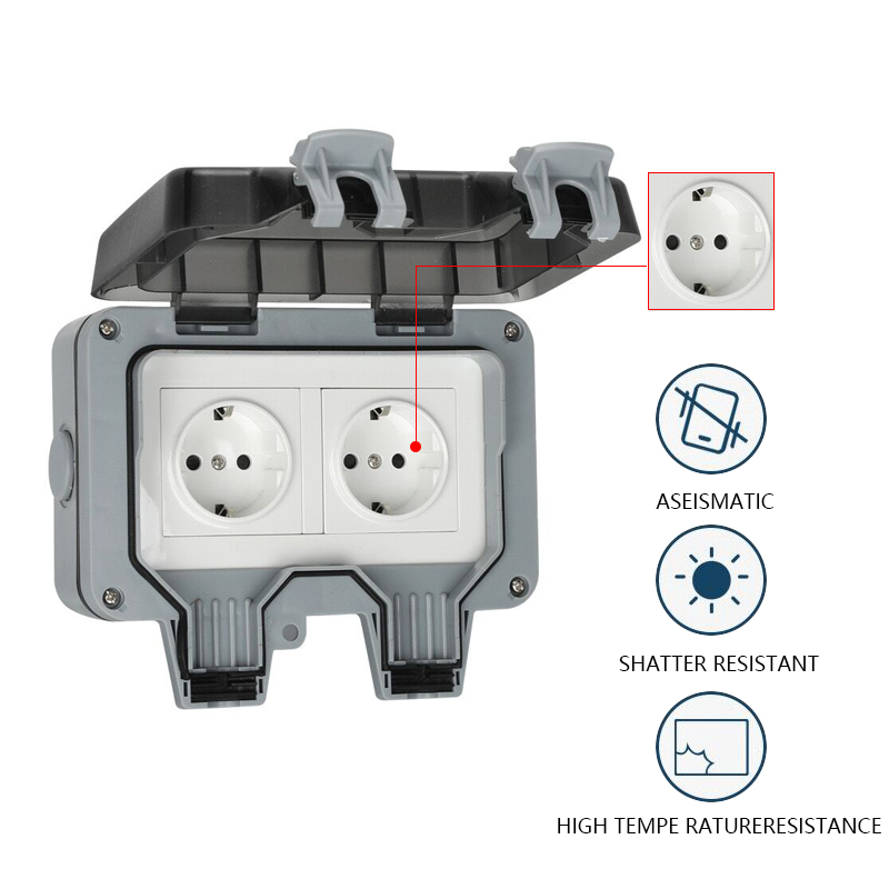 IP66 rainproof charging EU soc - Outdoor Power Outlet Wifi recension och pris